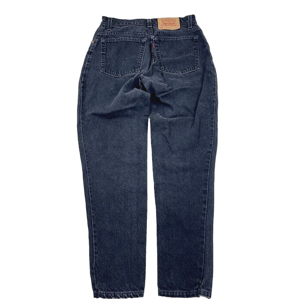 Vintage Levis 550 Jeans Women 9 Short Relaxed Fit Tapered Mom 29x27 USA 90s 1994